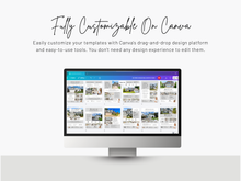 Open House Bundle, Realtor Canva Templates, Open House Flyers, Social Media Posts, Postcards, Door Hangers, Yard Signs, Checklists Gray & White