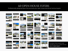 Open House Bundle, Realtor Canva Templates, Open House Flyers, Social Media Posts, Postcards, Door Hangers, Yard Signs, Checklists Black & White