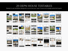 Open House Bundle, Realtor Canva Templates, Open House Flyers, Social Media Posts, Postcards, Door Hangers, Yard Signs, Checklists Black & White