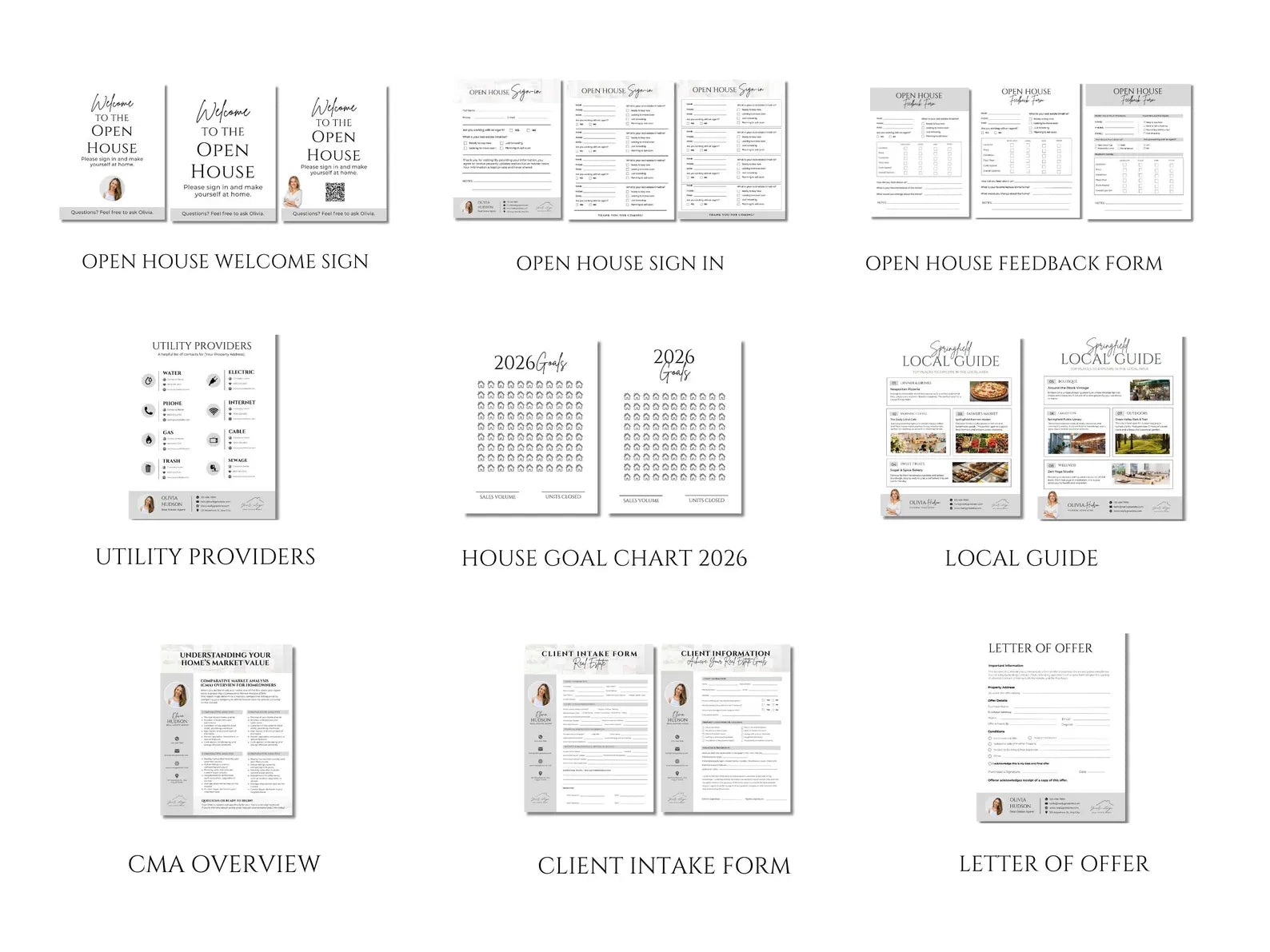 7,000+ Real Estate All-in-one Templates Bundle