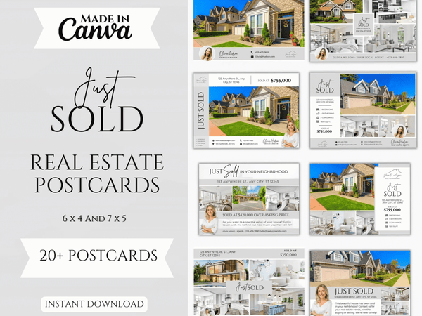 20+ Just Sold Postcards - Real Estate Mailer Templates