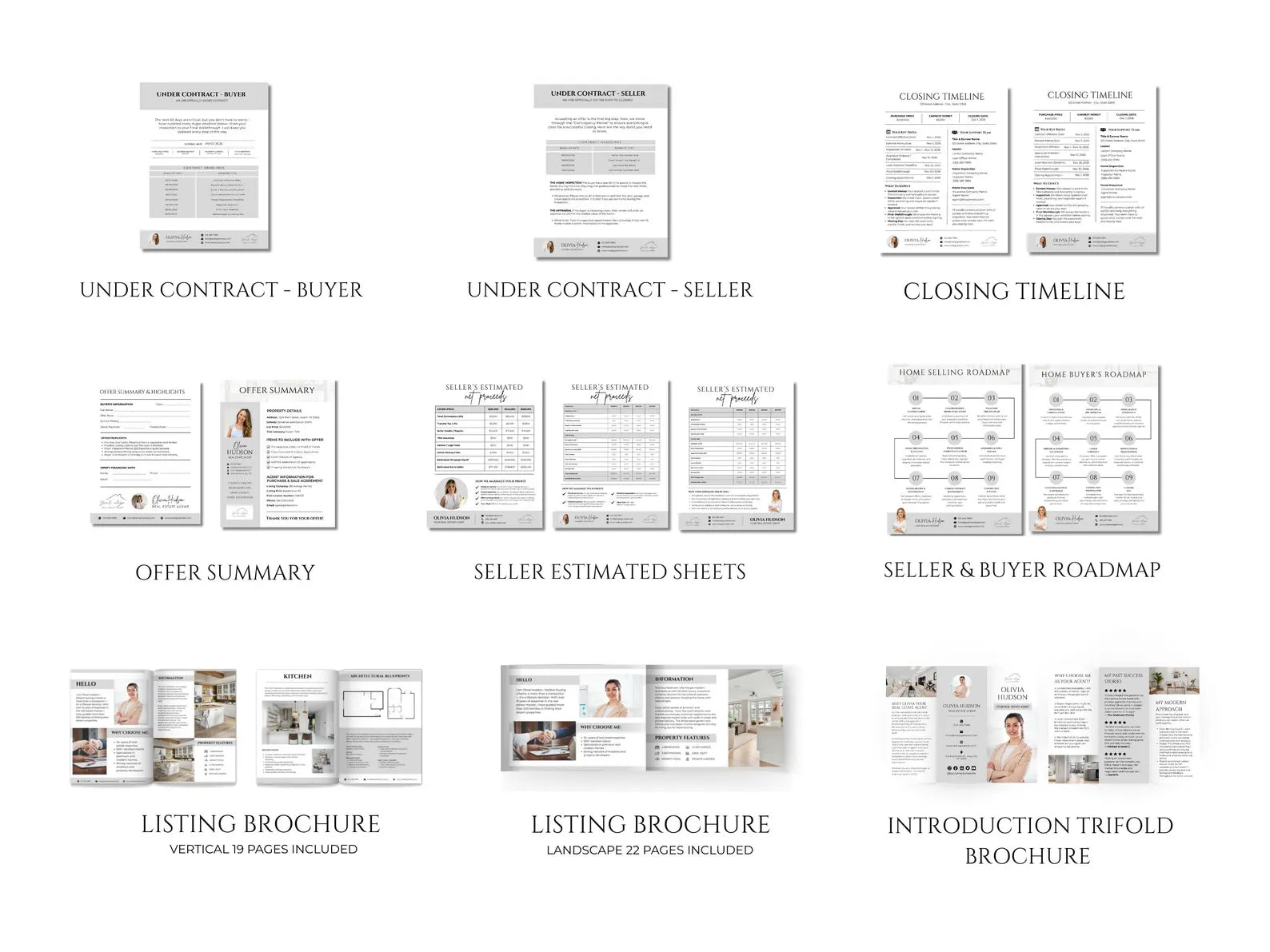 Realtor Flyer Bundle, Prospecting Letters, Open House Flyers, Client Forms