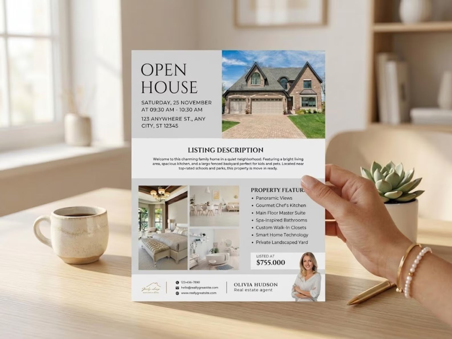 Real Estate Flyer Bundle | Open House, Just Listed, Just Sold & Coming Soon